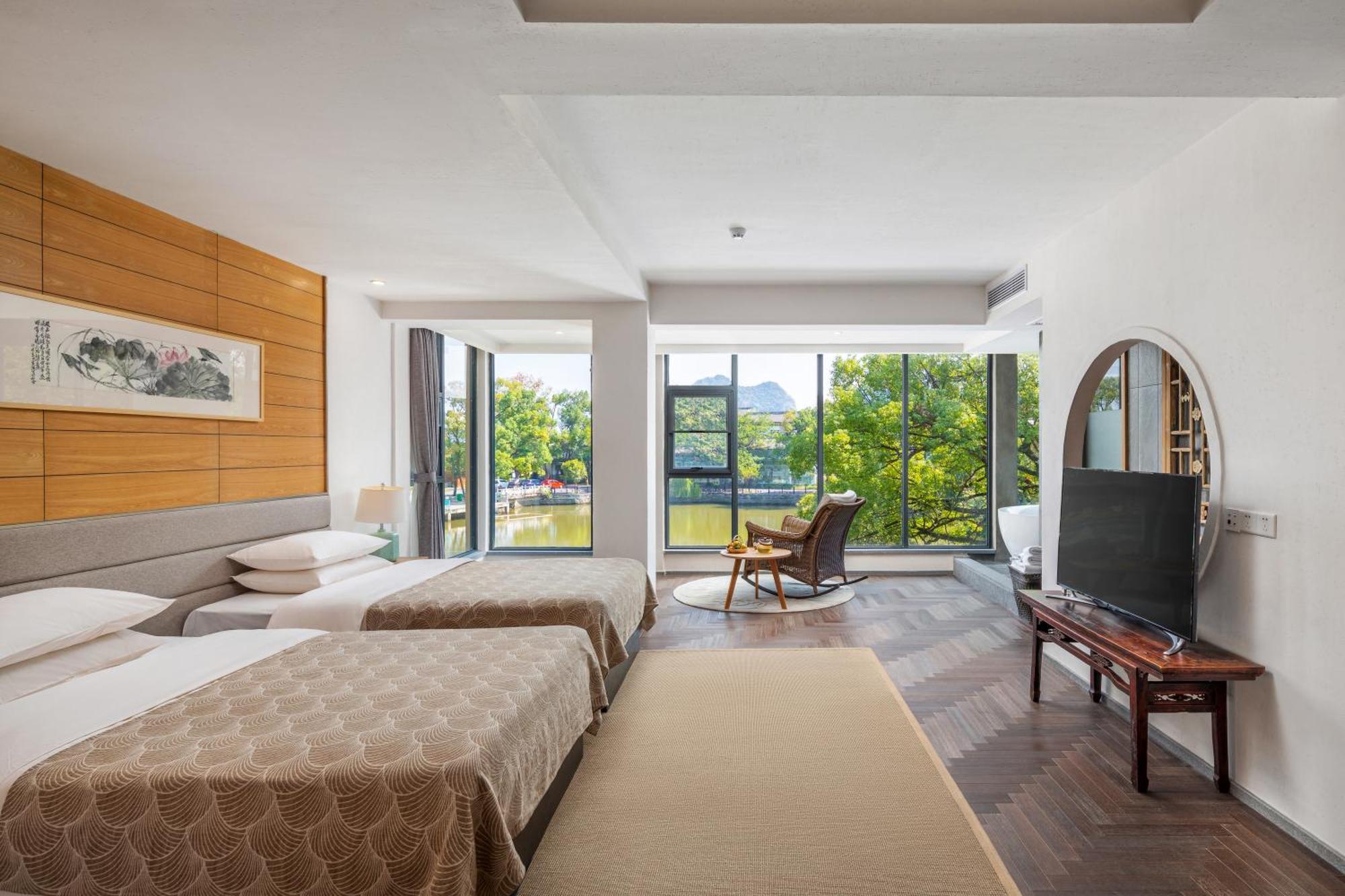 HeShe Hotel Guilin Buitenkant foto